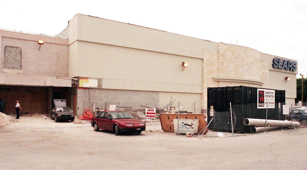 In this file photo from Sept. 19, 1997, the Sears store on Coral Way and Douglas Road near Coral Gables was under construction as part of a remodeling at the time.