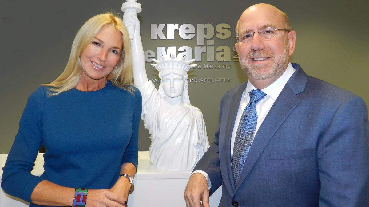 Sissy DeMaria-Koehne and Israel Kreps, co-founders of the Miami-based Kreps DeMaria public relations firm, are splitting their longtime business and branching out on their own.
