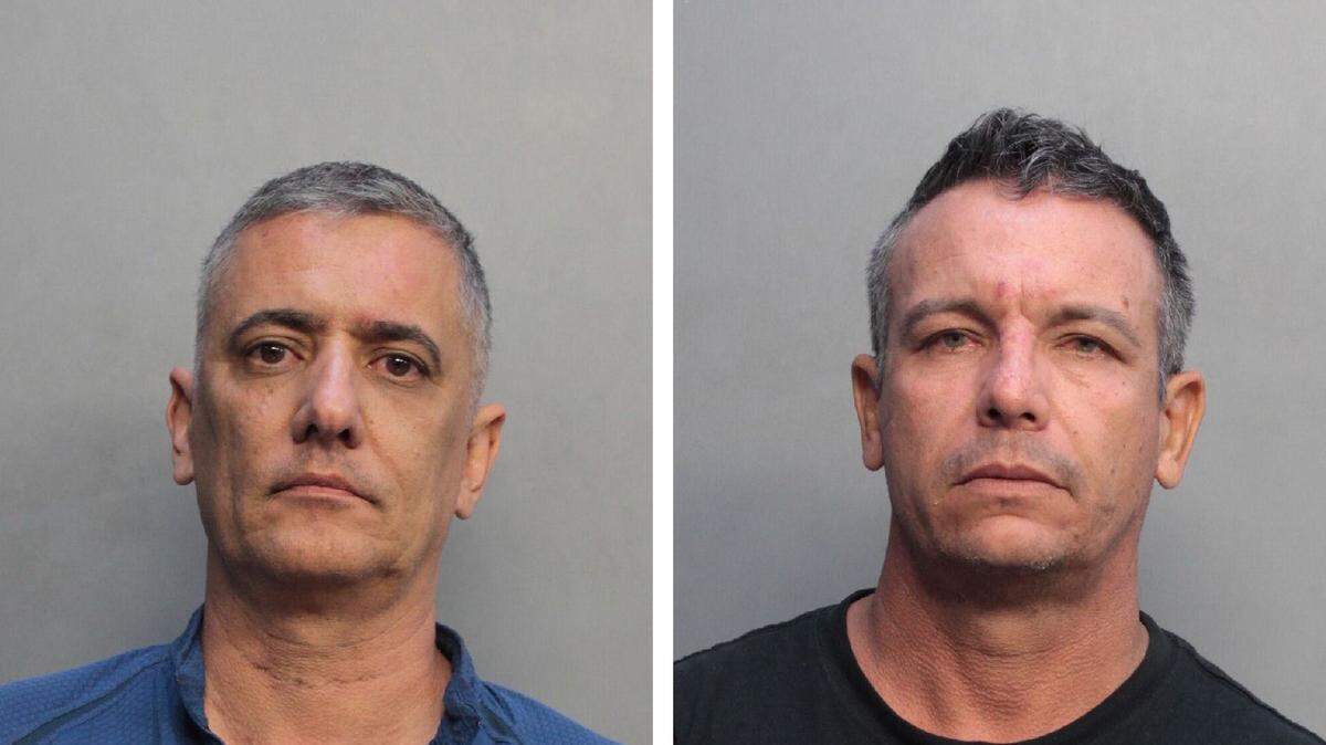 Niarco Garcia-Gonzalez, left and Alain Pacheco Puig