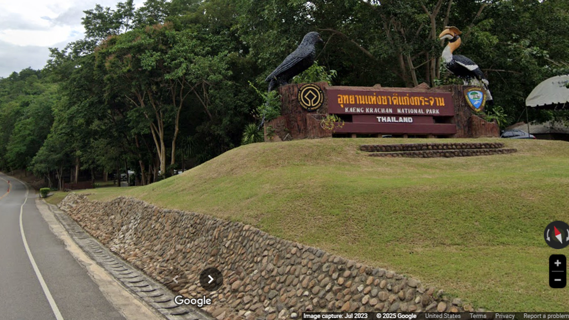 A rare creature was spotted by a ranger in Thailand’s largest national parks.