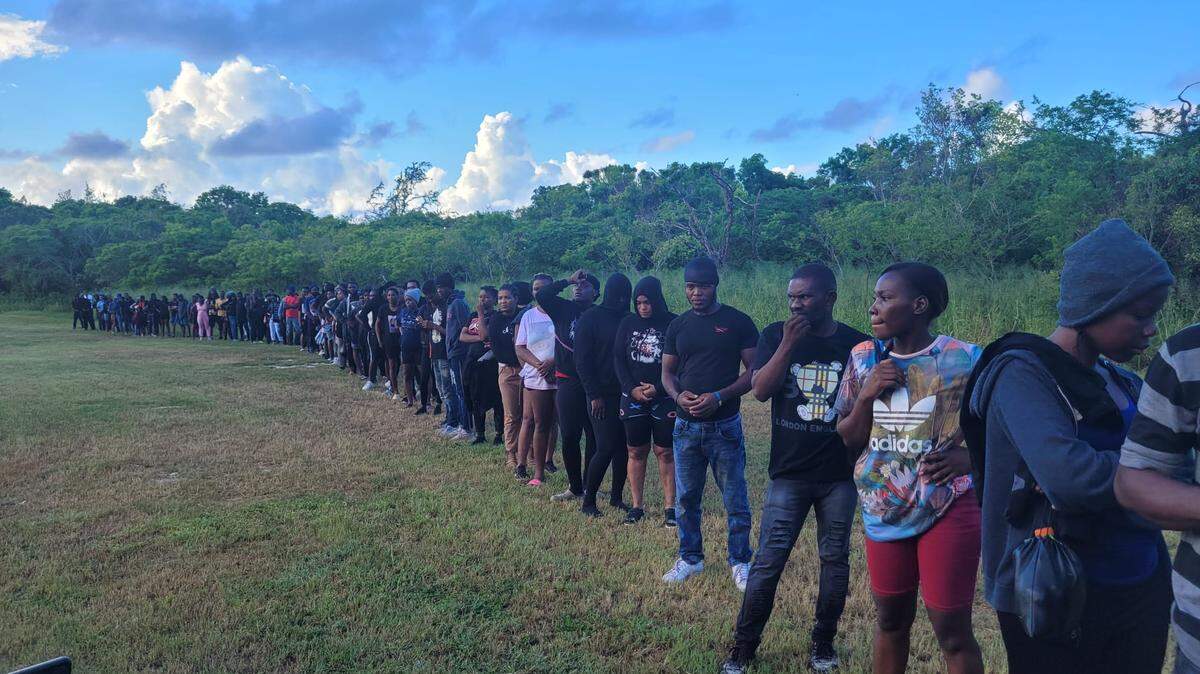 More than 100 Haitians landed in Isla de Mona, near Puerto Rico, on Oct. 18, 2022.