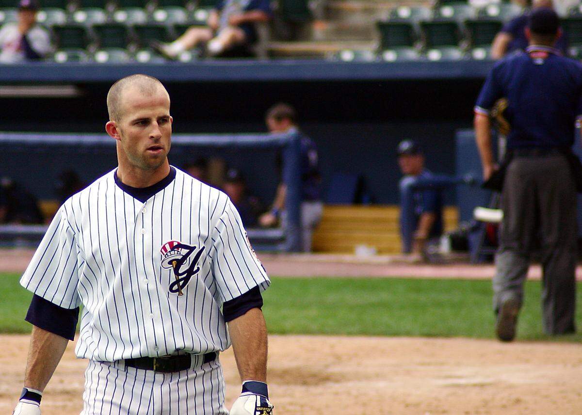 brett gardner playing for scranton wilkes barre yankees