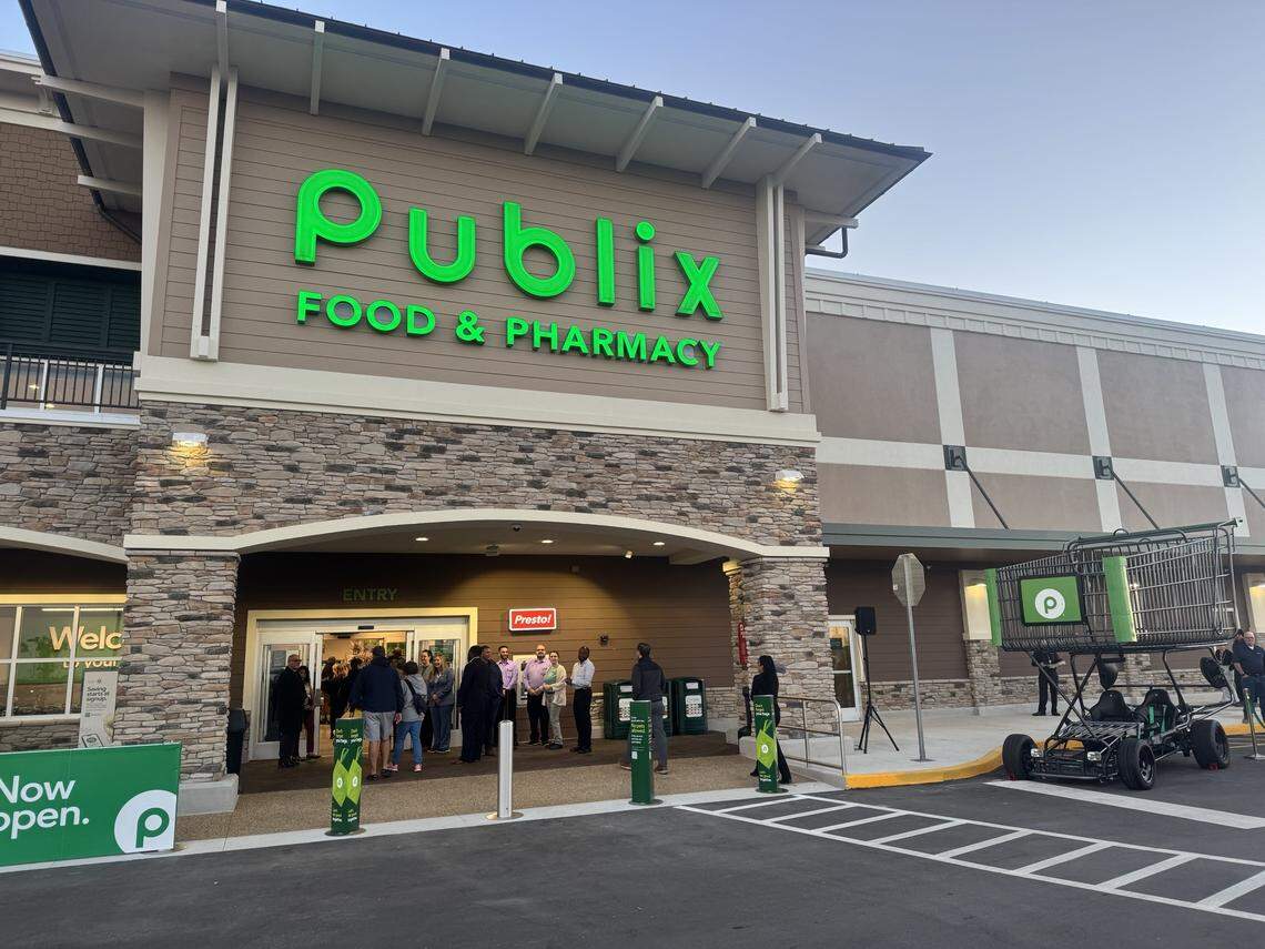 Publix opened a new store at the Shoppes at Cypress Bay in Palm Bay Fla. on Dec. 5, 2024. The 48,387 square-foot store has departments for grocery, dairy, frozen food, seafood, meat and fresh produce and a full-service bakery, deli, pharmacy and adjacent Publix Liquors.