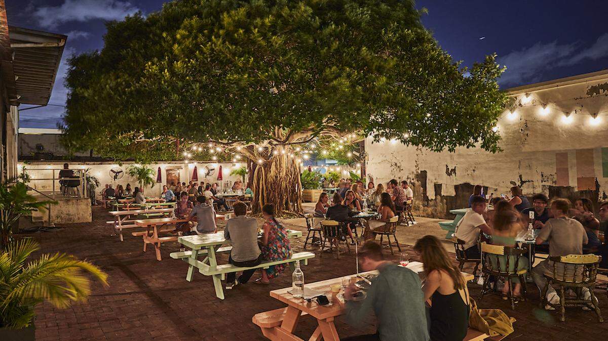 Jaguar Sun opened Sunny’s Someday Steakhouse, a pandemic pop-up at Lot 6 in Little River.