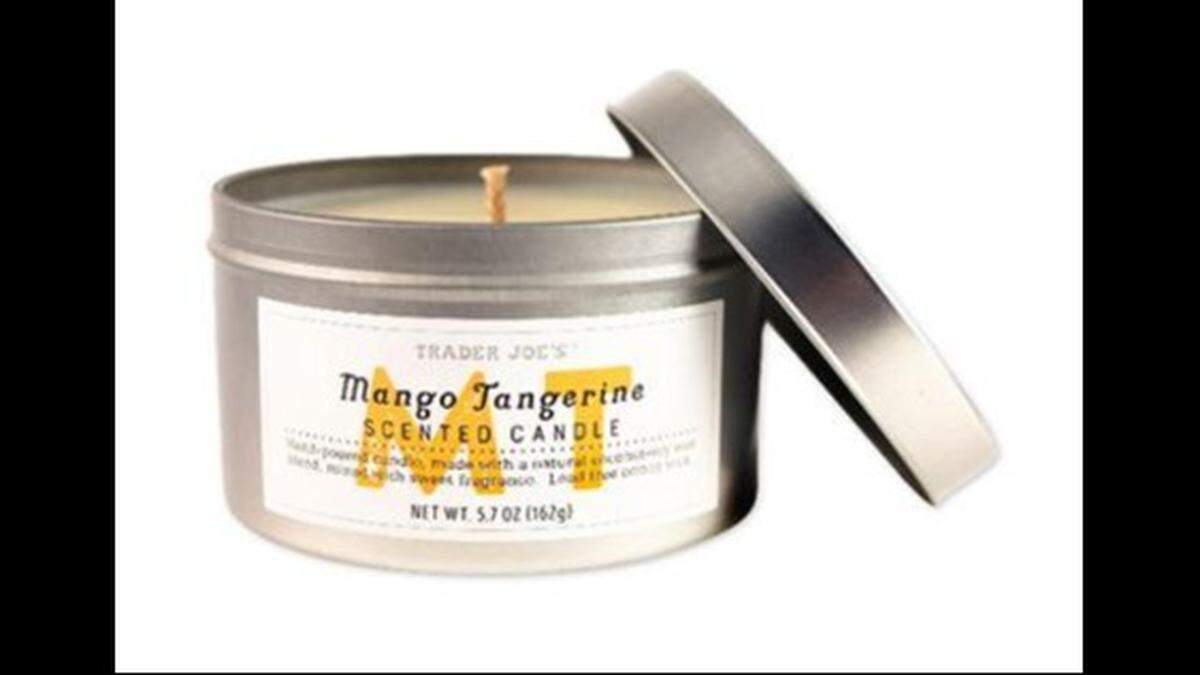 Trader Joe’s Mango Tangerine Scented Candle