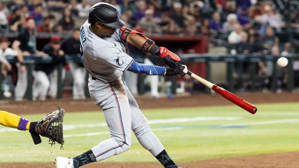 Marlins sink Diamondbacks thanks to Esteury Ruiz’s 3-run double in 11th inning
