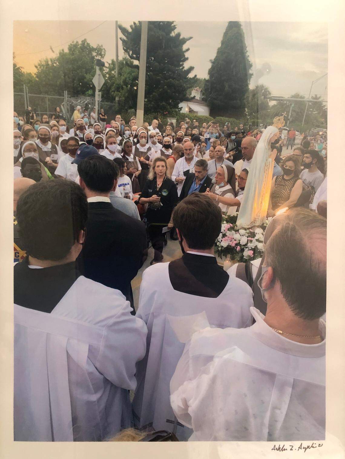 A photo taken by former Surfside vice mayor Tina Paul.