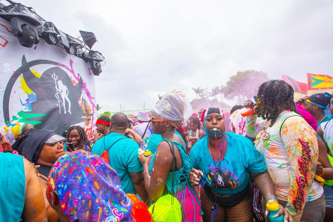 J’ouvert, Miami Carnival at Miami-Dade County Fair Expo) on Saturday October 8th., 2022.