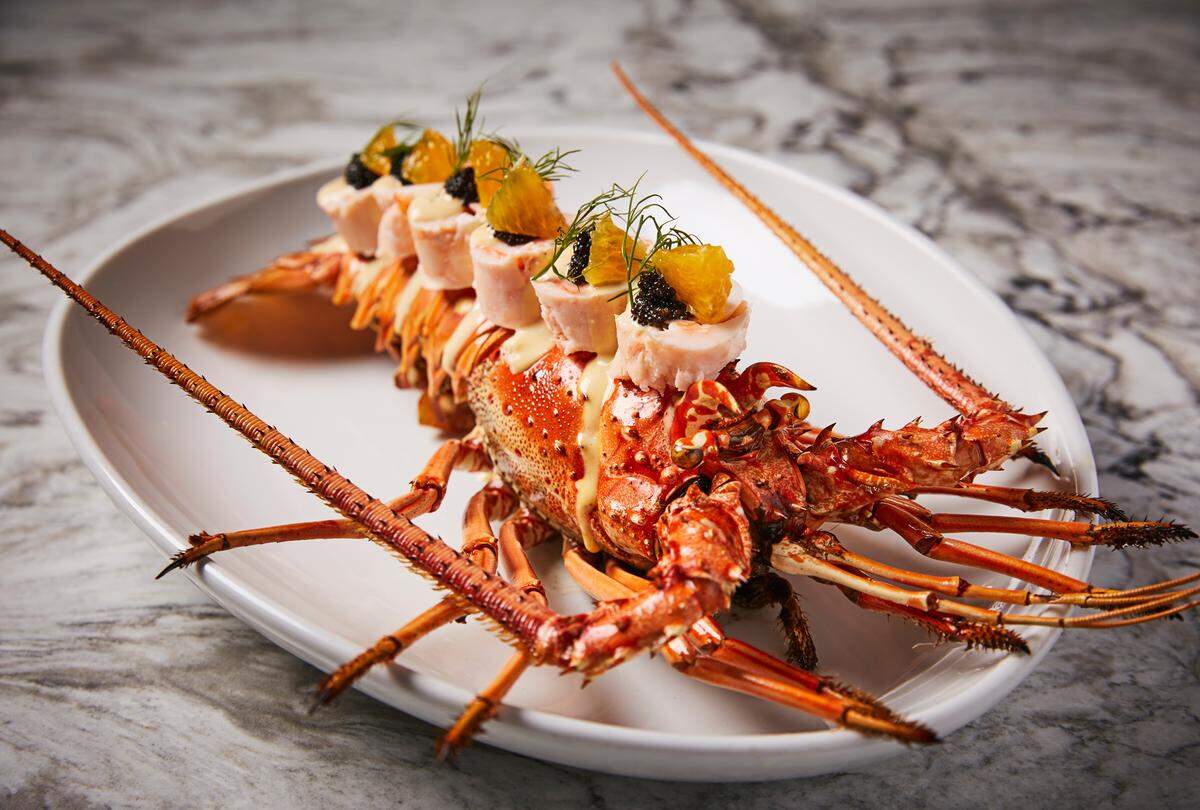 Poached lobster at the new Public Square near downtown South Miami