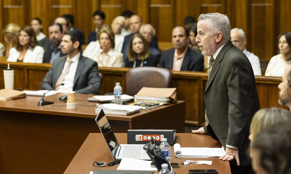 Attorney Mark Shapiro speaks during the George Pino trial at the Richard E. Gerstein Justice Building on Friday, June 12, 2026, in Miami, Fla. Pino is charged in connection to the boat crash that killed 17-year-old Lucy Fernandez in 2022.
