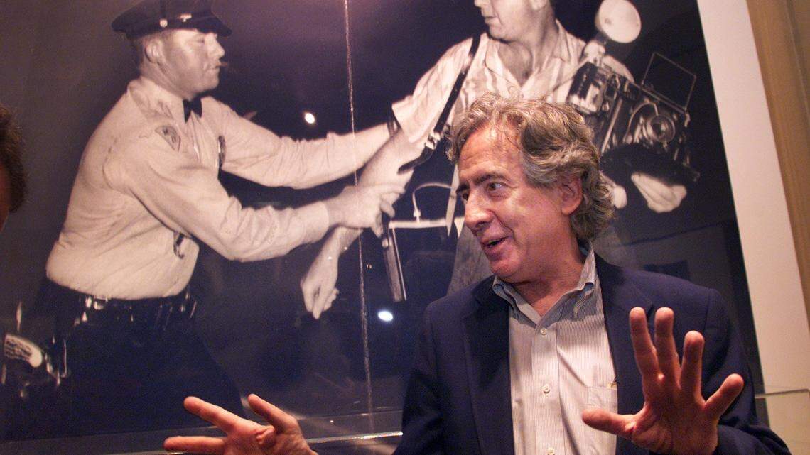 In 2003, Michael Carlebach discusses a photo exhibit in Miami.