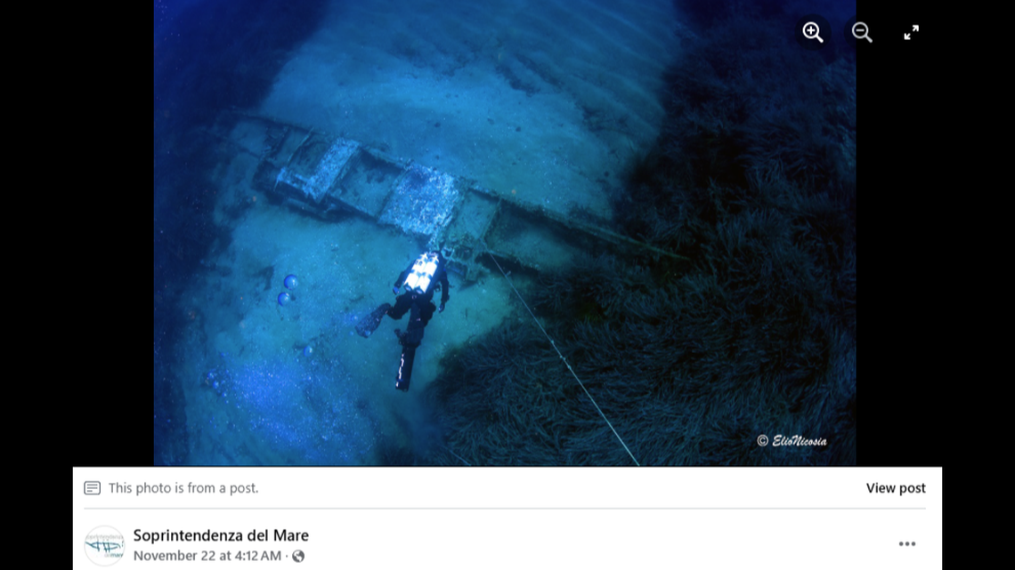 Off the southern tip of Sicily, divers discovered the remains of a WWII plane and were able to reconstruct its mission.