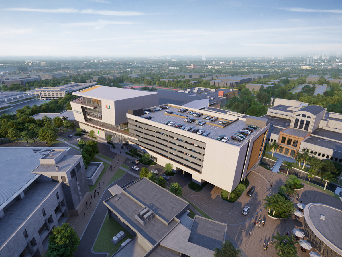 UM’s plans for new “Football Operations Center and Garage” project