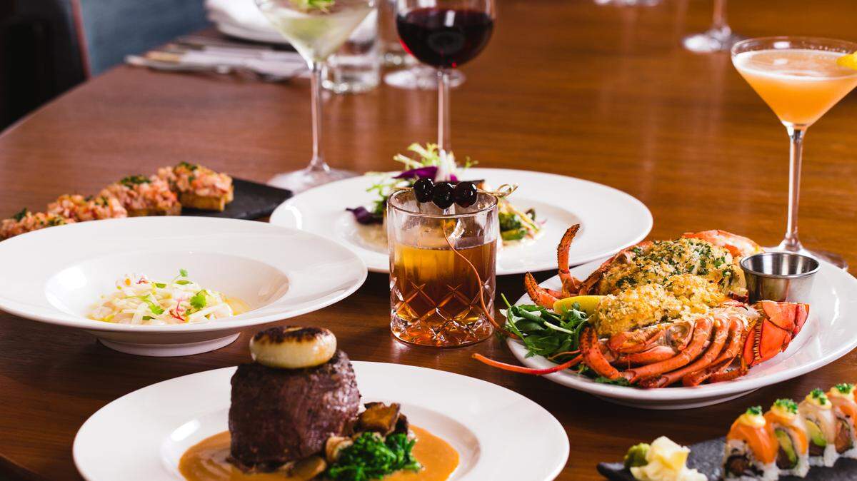 The special pop-up menu, which mostly involves seafood, also includes a filet mignon.