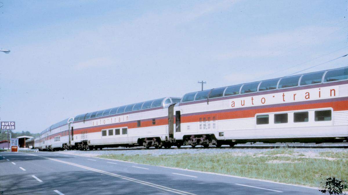 An Amtrak Auto Train.