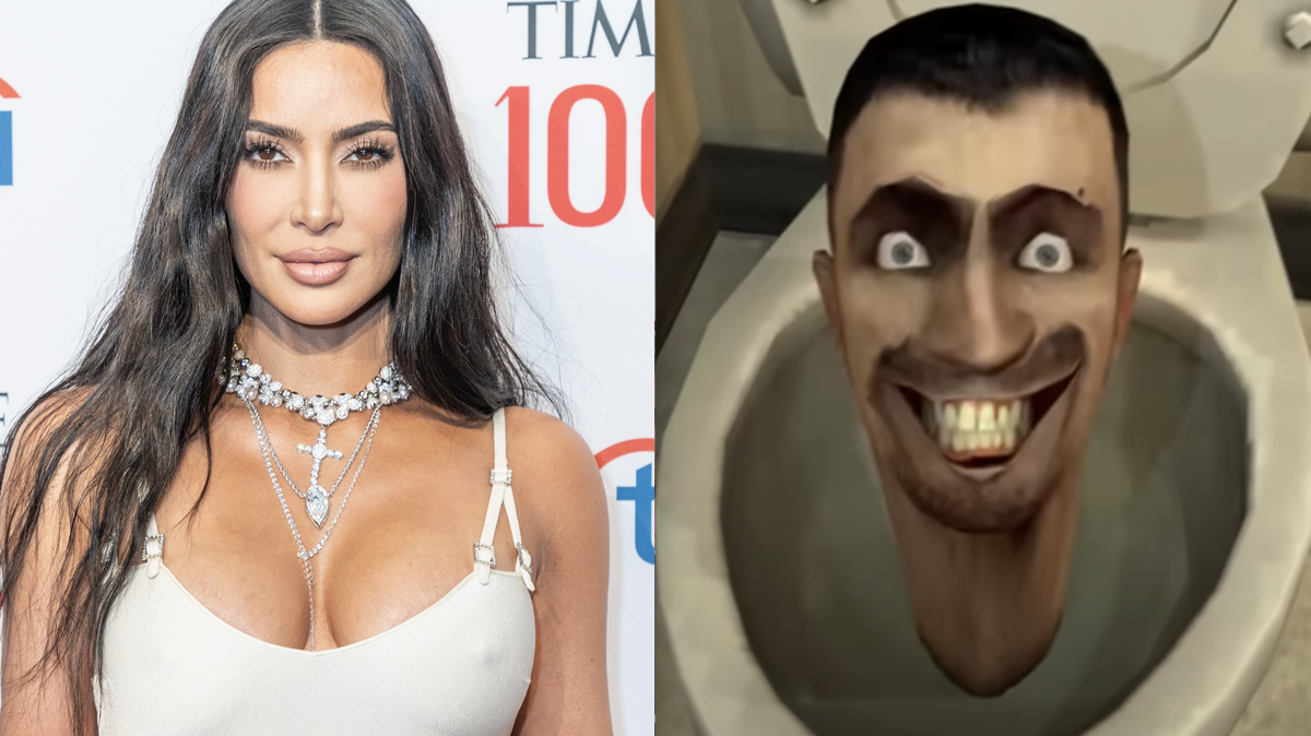 Kim Kardashian received a “Skibidi Toilet” themed necklace from North West on her birthday.