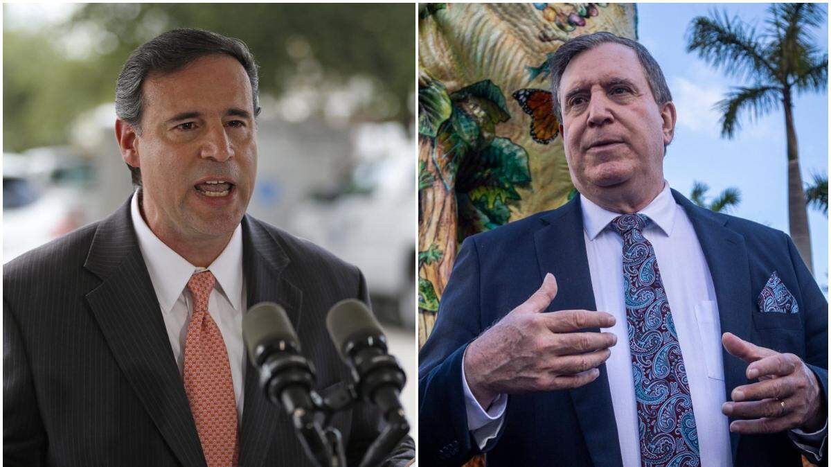 Former Miami City Commissioner Frank Carollo (left) and his older brother, current Miami City Commissioner Joe Carollo, could both run for office again next year. Frank Carollo is considering a run for the District 3 seat that will be vacated by his brother, who must leave because of term limits. Joe Carollo hasn’t ruled out the possibility of making another run for mayor.