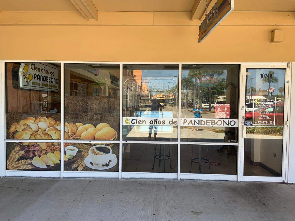 Cien Años De Pandebono, 10748 SW 72nd St., was closed Saturday afternoon instead of open and dishing out pastelitos as usual.