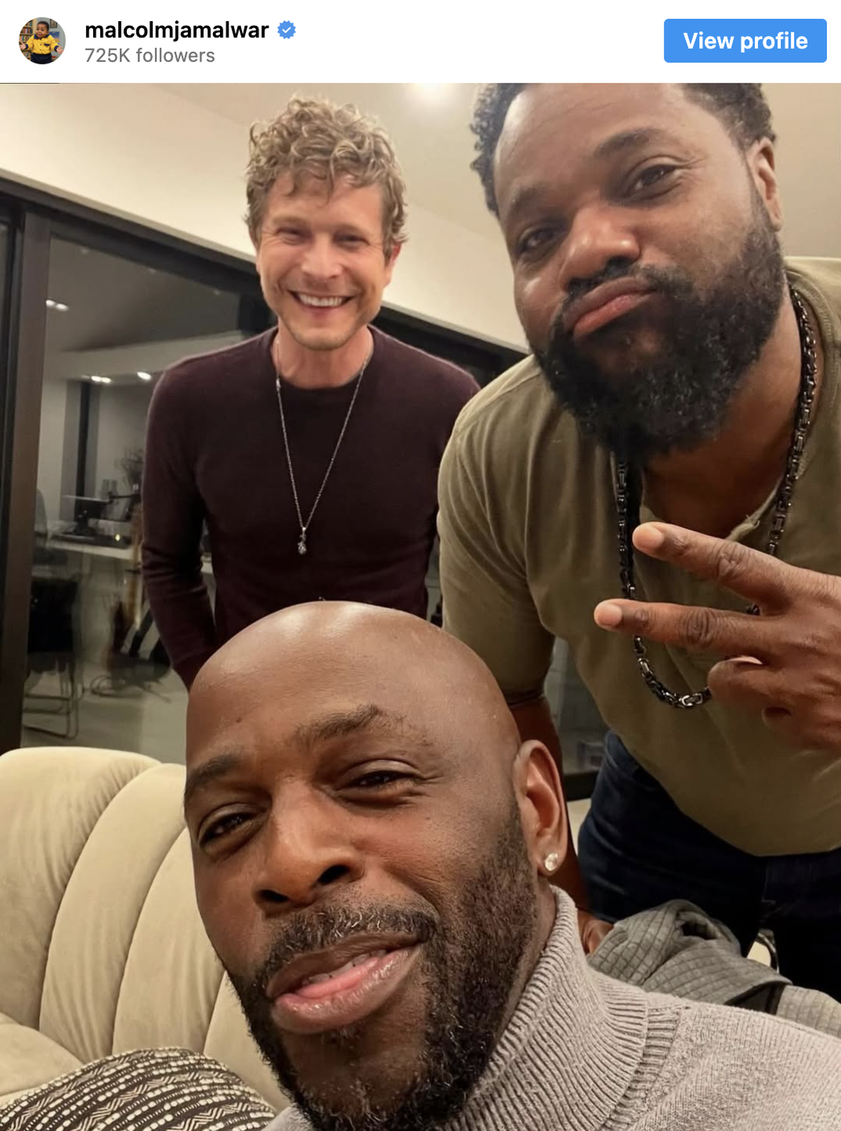 Malcolm-Jamal Warner shared a photo on Instagram to talk about friendship.