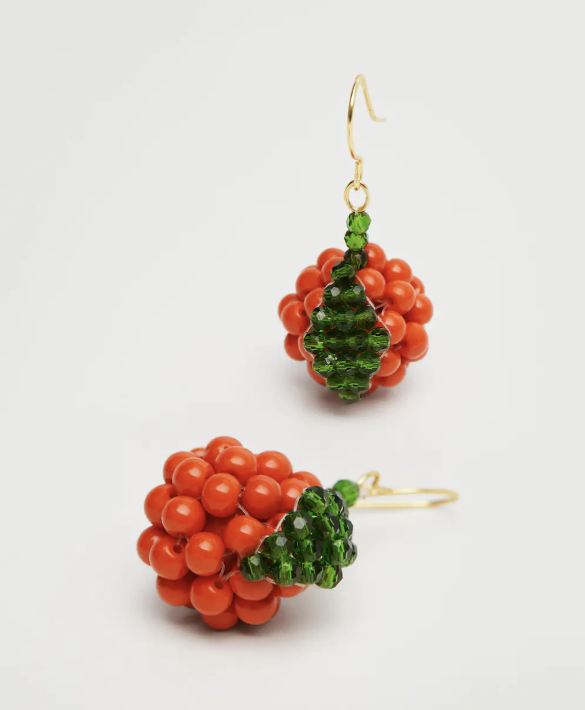 Mango Pendant Crystal Earrings