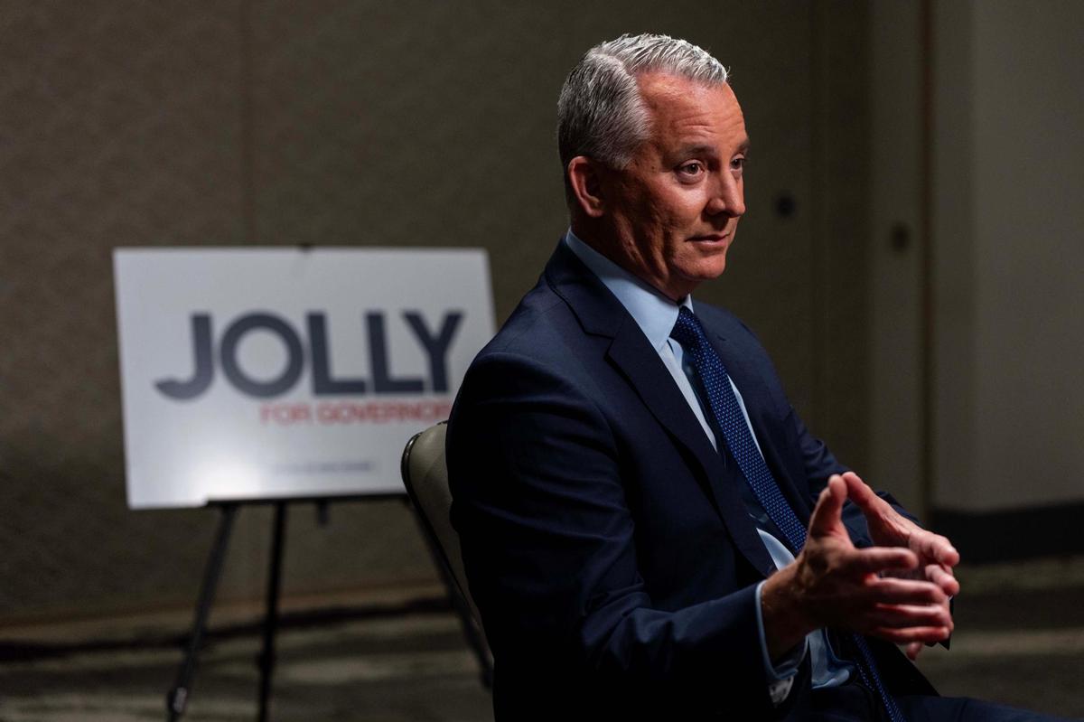Former Republican Congressman David Jolly, who is running for governor as a Democrat, speaks to the Miami Herald at Hilton Miami Aventura on Monday, June 2, 2025, in Aventura, Fla.