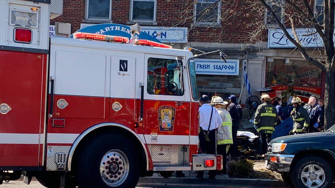 Police and firefighters in Washington, D.C., responded to a “mass casualty incident” outside a restaurant on Friday, March 11.