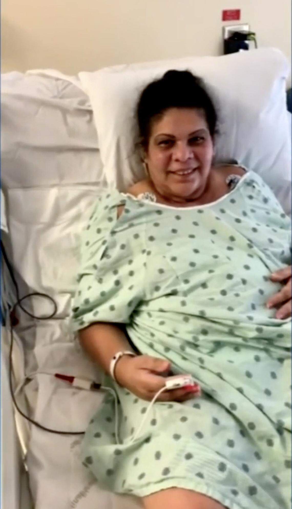 Isabel Pupo of Miami Beach spent five months at Mount Sinai Medical Center in Miami Beach with COVID-19.