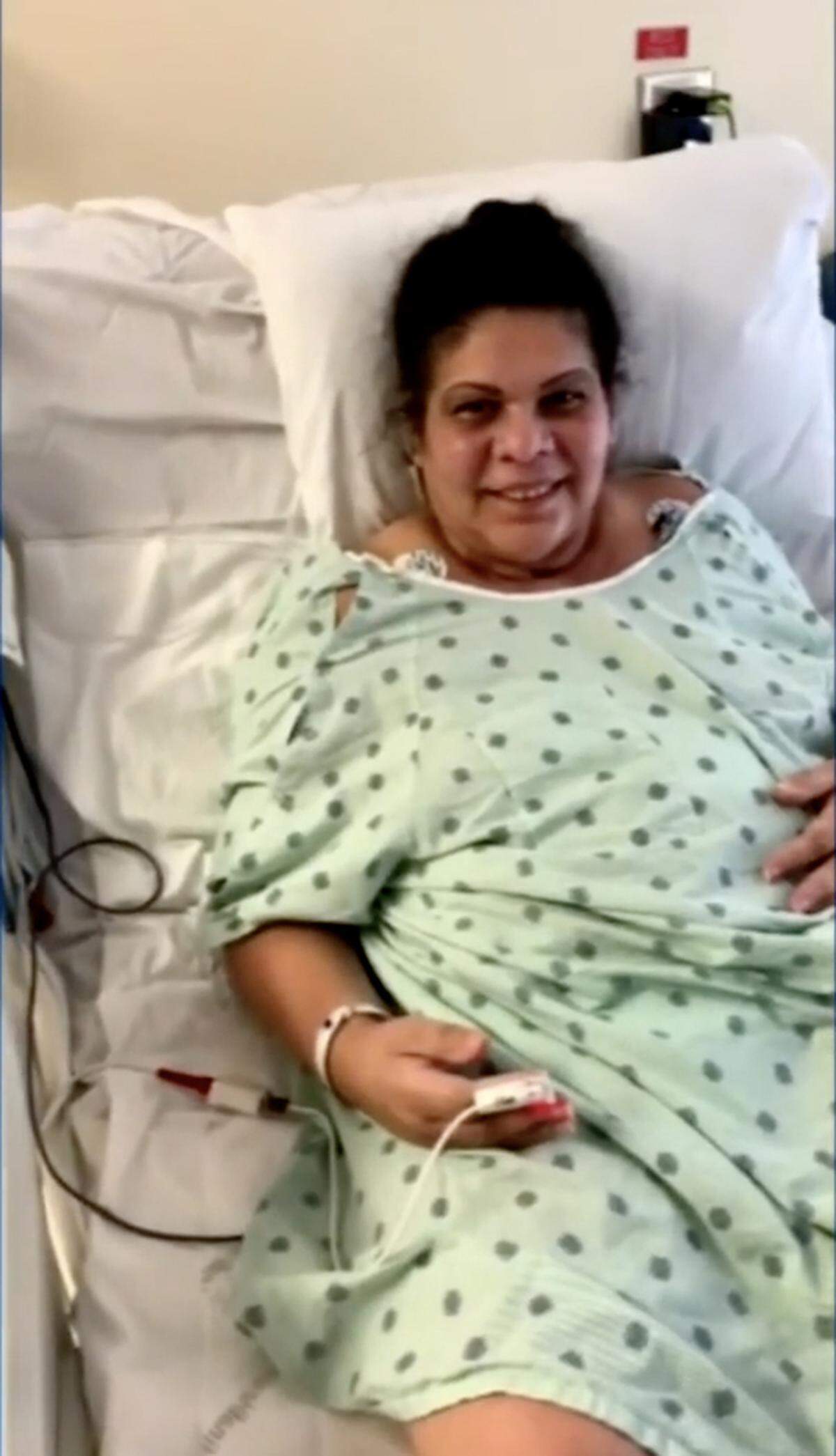 Isabel Pupo of Miami Beach spent five months at Mount Sinai Medical Center in Miami Beach with COVID-19.