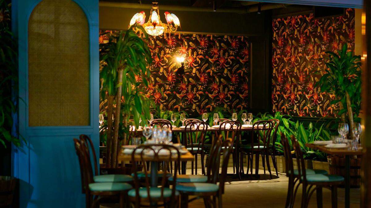 The interior of La Cañita in Miami Beach.