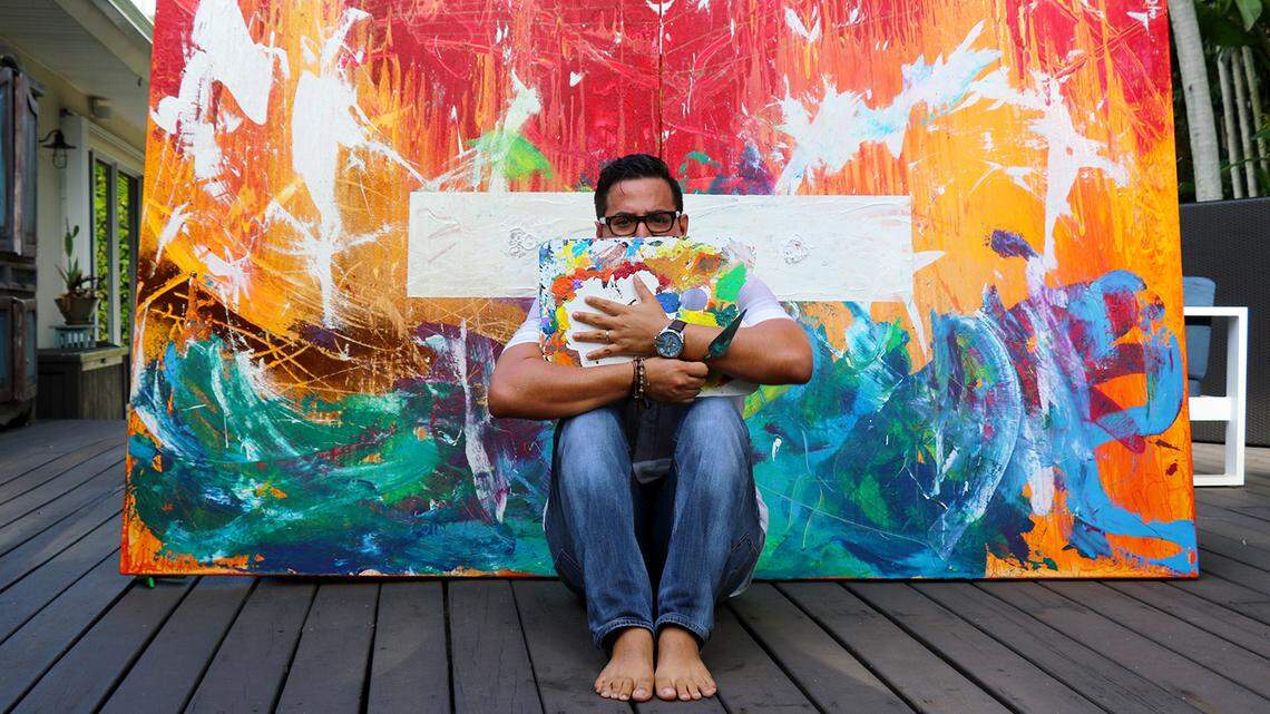 Artist Marco Caridad has worked on projects with Lenny Kravitz, Miami City Ballet, and Visit Florida among others, according to his website.