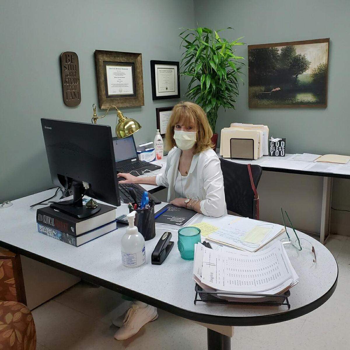 Kathleen Sposato, the director of infection prevention at Jackson Health System