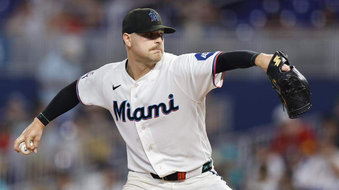 The Miami Marlins keep hanging around until everything breaks