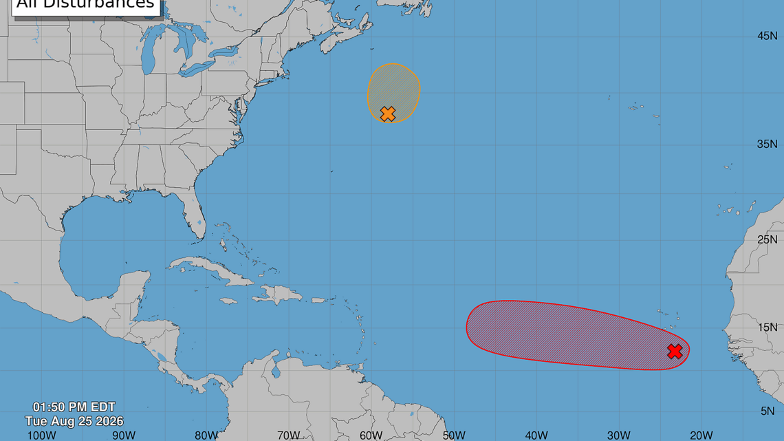 Chances are rising for the next named storm in the Atlantic to form