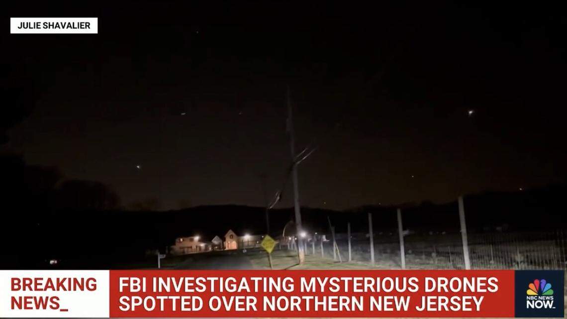 There have been sightings of large drones in New Jersey in recent weeks, according to reports