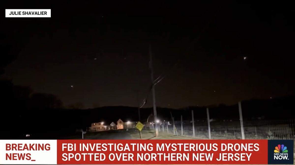 There have been sightings of large drones in New Jersey in recent weeks, according to reports