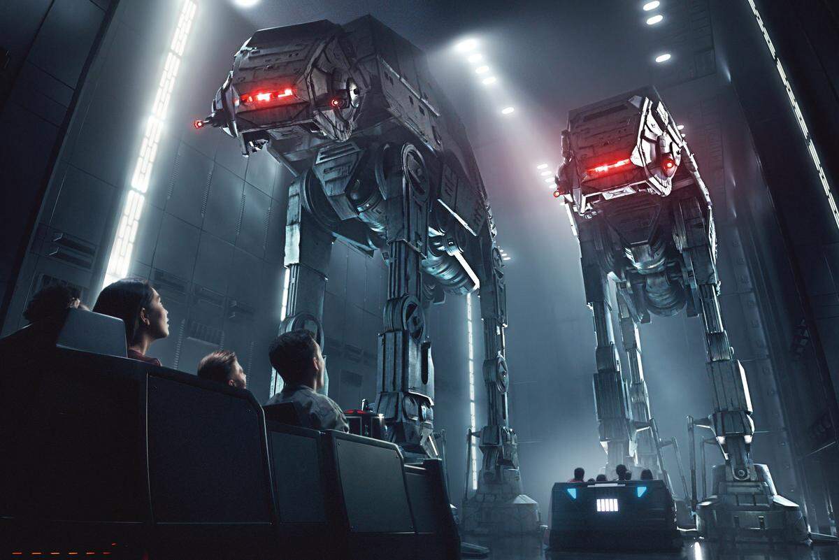Guests will traverse the corridors of a Star Destroyer and join an epic battle between the First Order and the Resistance - including a faceoff with Kylo Ren - when Star Wars: Rise of the Resistance opens Dec. 5, 2019, at Disney World.