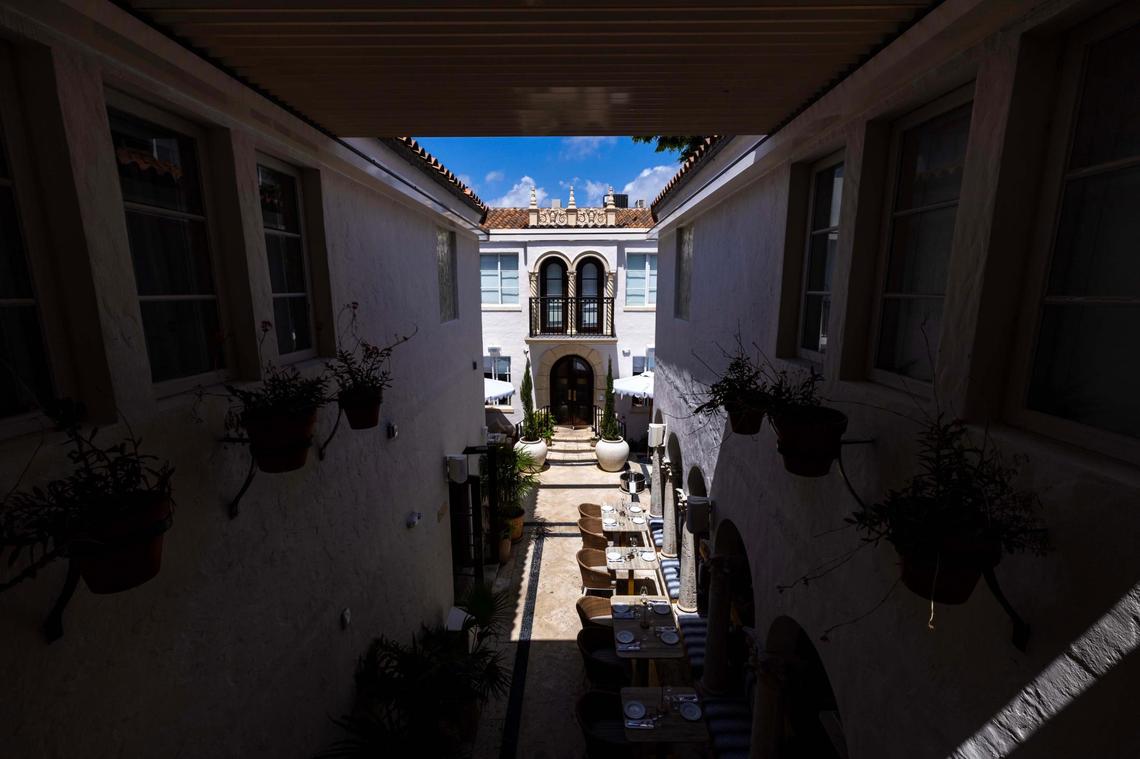 An interior shot of Donatella on Thursday, May 1, 2025, in Miami Beach, Fla.