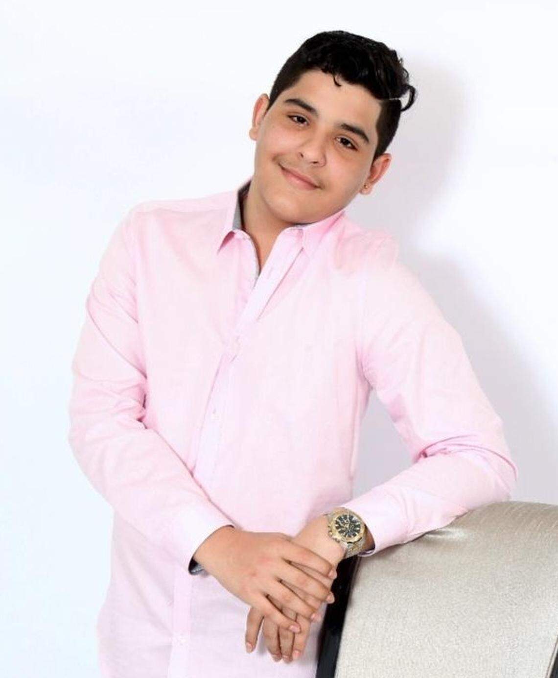 Brian Rufin Lebrigio, who was diagnosed with high-grade osteosarcoma, a type of bone cancer, in his right leg when he was 13.