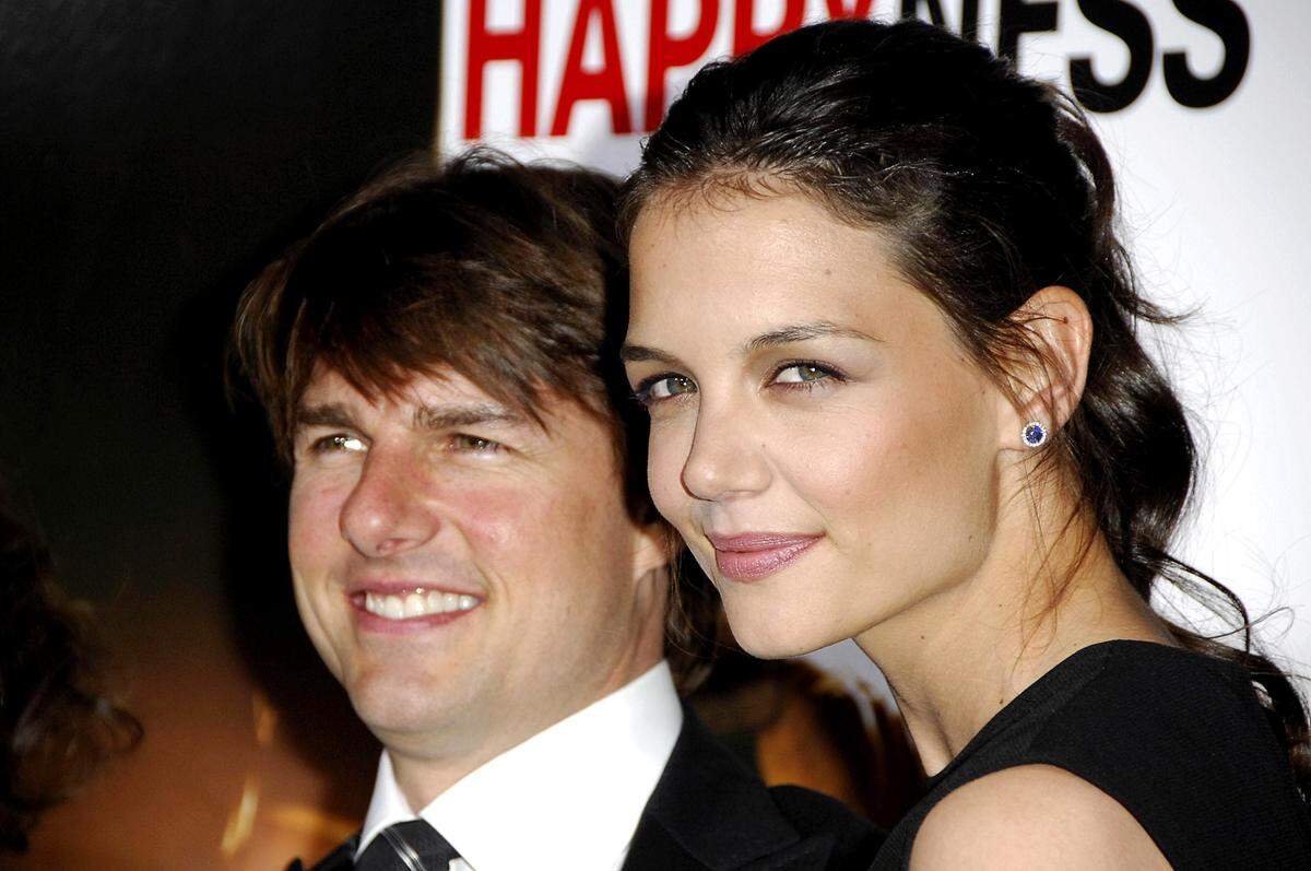 katie holmes with ex husband tom cruise