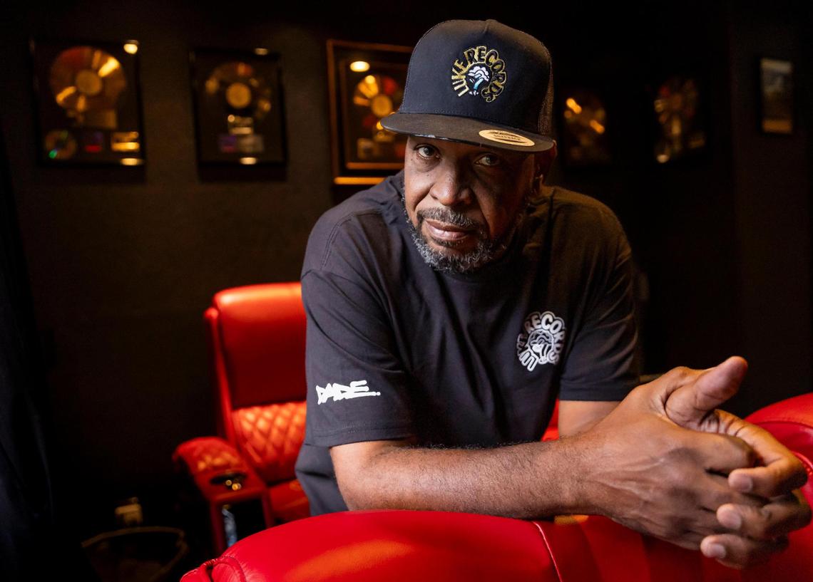 American Rapper Luther Campbell, also known as Uncle Luke, is photographed at his home on Friday, Sept. 1, 2023, in Miramar, Fla.