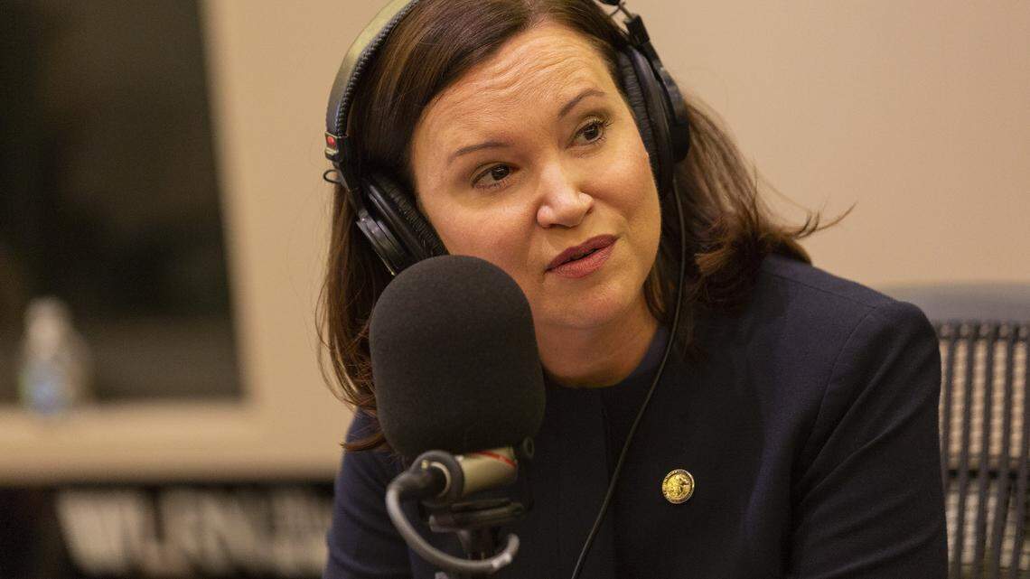 Ashley Moody, who was one of two Republican candidates for Florida Attorney General, visited the WLRN and Miami Herald offices in Doral on Tuesday, Aug. 7, 2018.