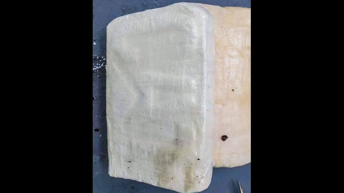 A jogger found 5.5 pounds of cocaine on the shoreline of a Key West beach on Aug. 18, 2021, the U.S. Border Patrol said.