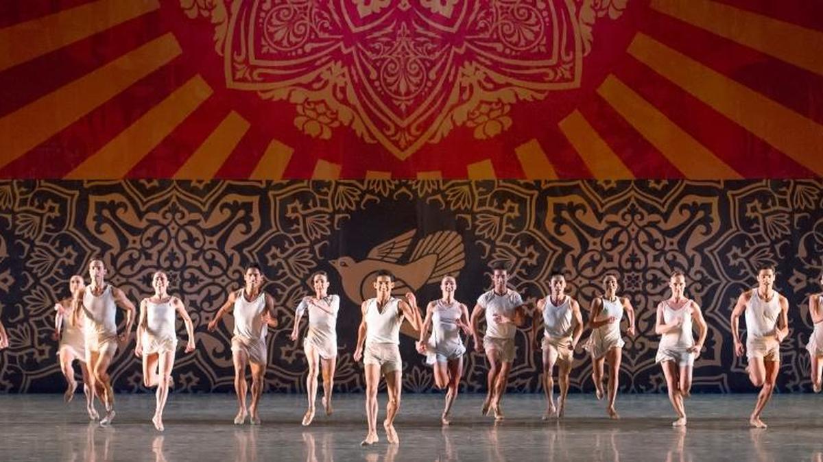 Miami City Ballet dancers performing "Heatscape," one of the works the company will perform at their Lincoln Center debut in April 2016