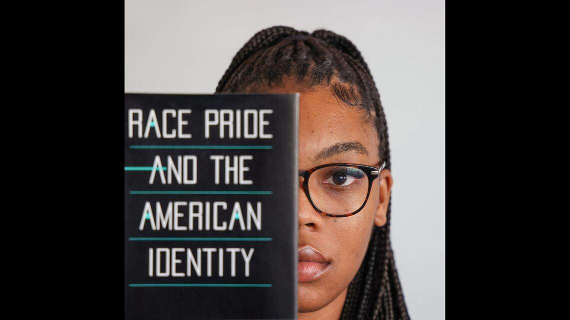 University of Miami student Lauren Lennon, 21, at the UM Center for Global Black Studies. The Center for Global Black Studies is Lennon’s safe space because it allows people from all across the diaspora to convene and work towards a better tomorrow.