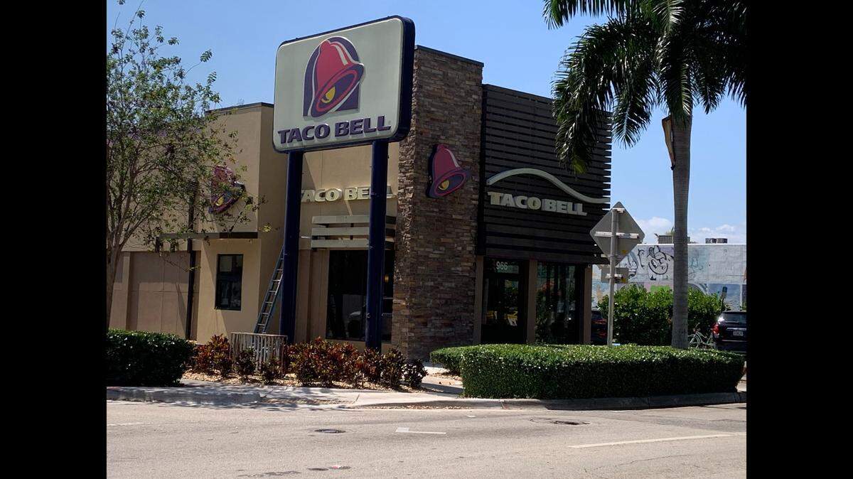 Taco Bell, 966 SW Eighth St., in Miami.