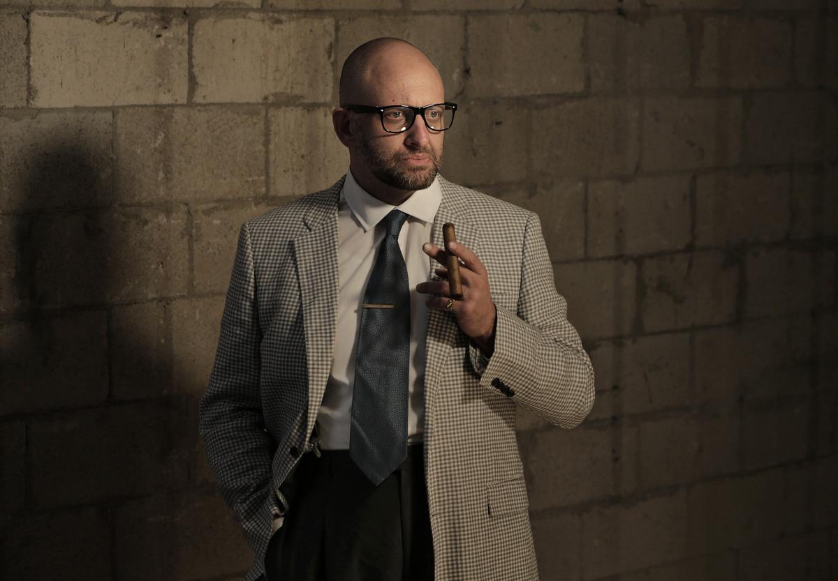 Actor Gregg Weiner during a rehearsal of ”The Bookie,” one of the short plays by Juan C. Sanchez featured in “Miami Motel Stories: MiMo.”
