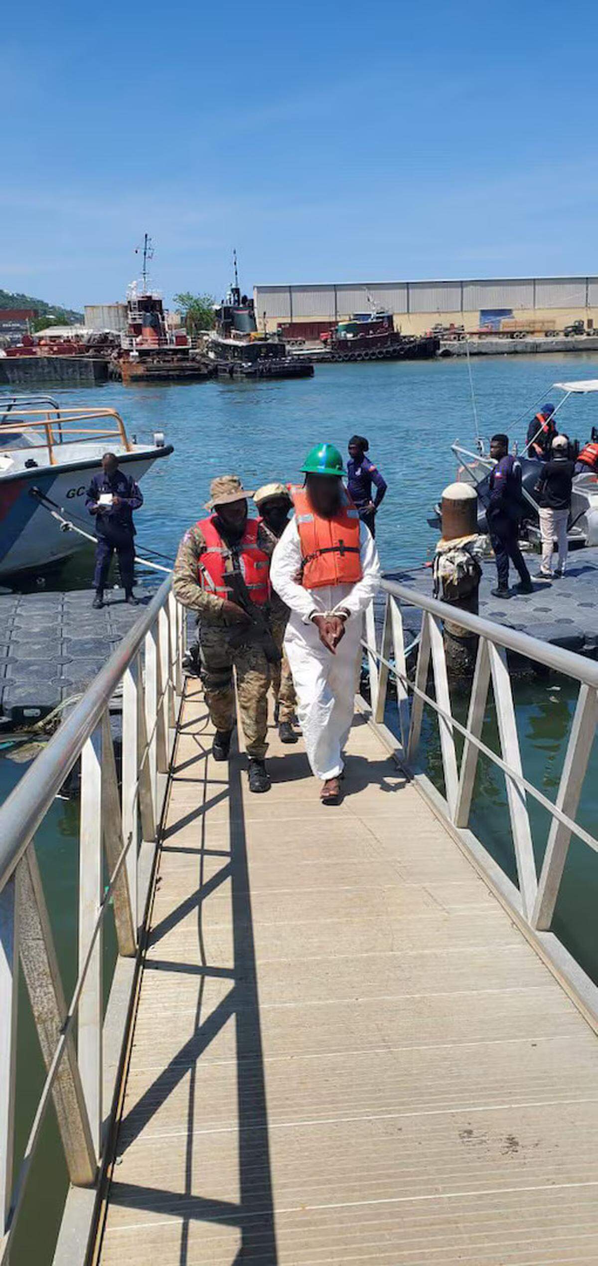 The USS Billings and U.S. Coast Guard intercepted a vessel about eight miles off Mole Saint-Nicolas, Haiti, seizing 3,200 pounds of marijuana valued at $3.8 million and detaining one suspect.