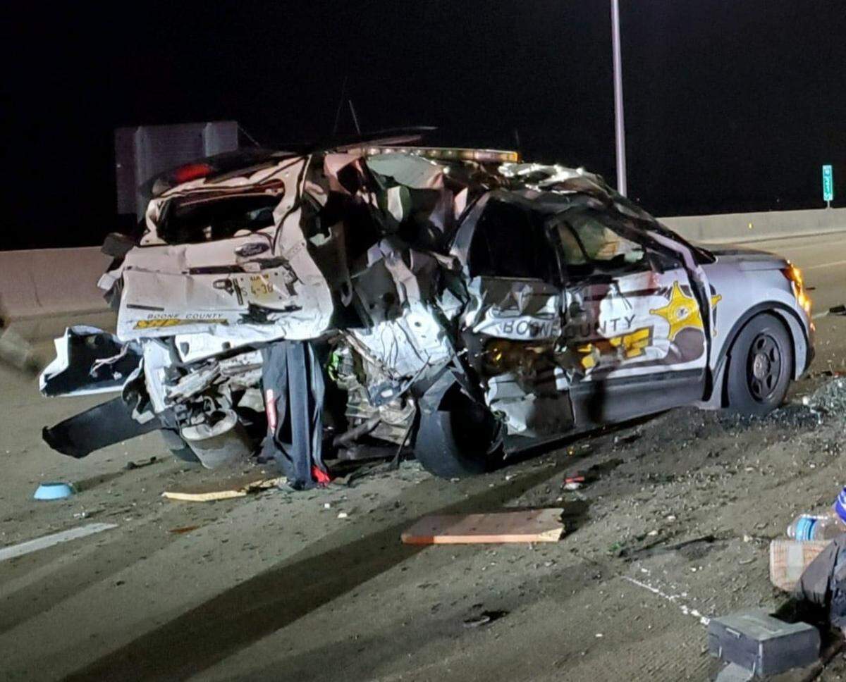 K9 Loki died after an accused drunk limo driver crashed into a stopped police car Sunday, Illinois police say.