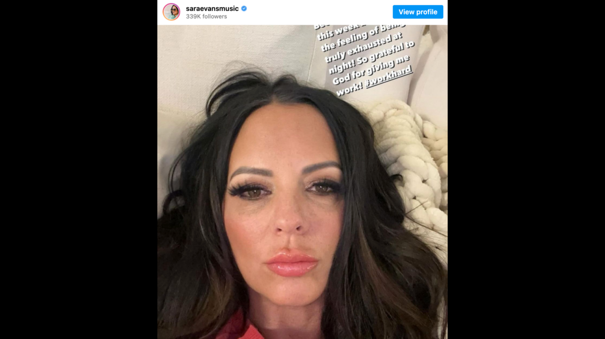 Country music star Sara Evans asks for grace after she shares surprising update on her marriage.