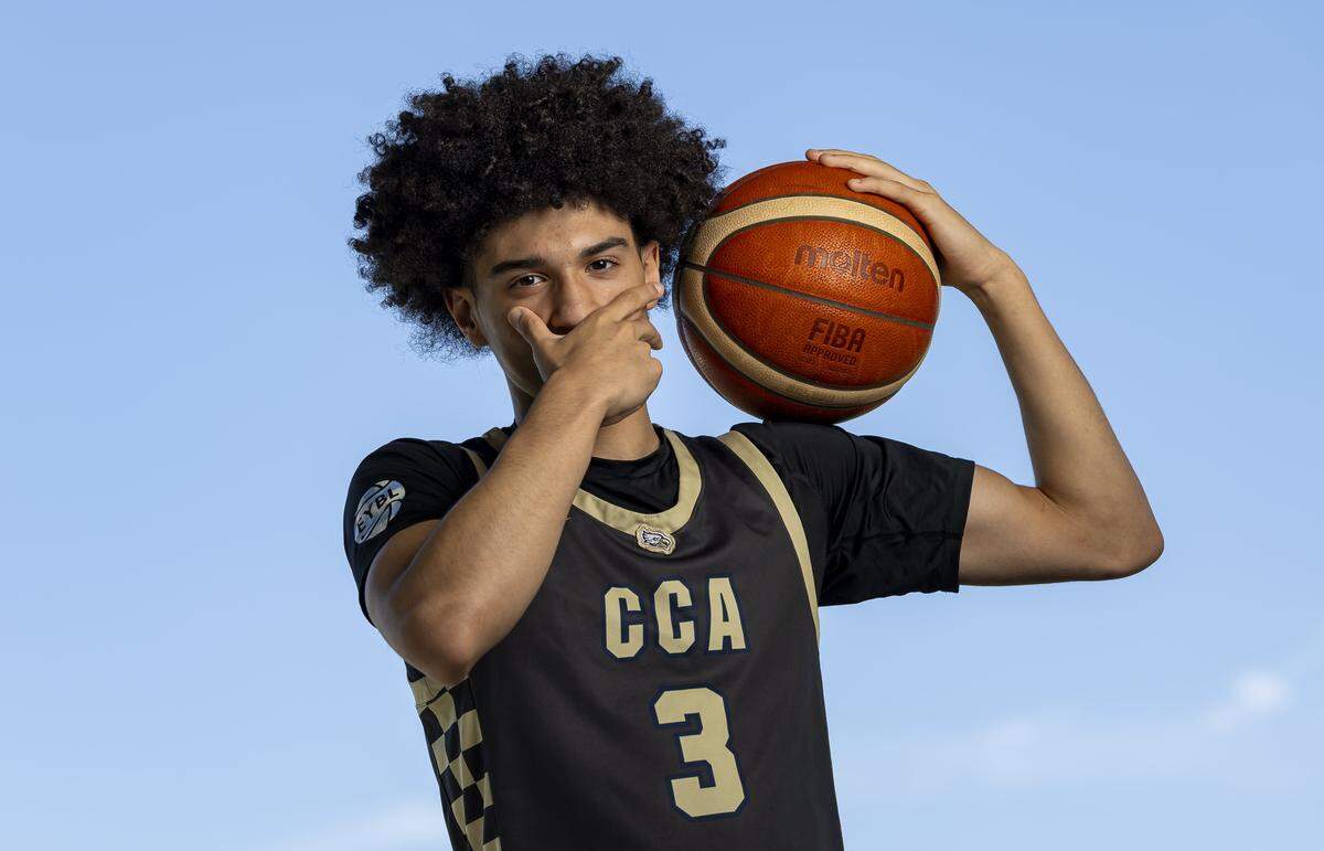 Cayden Daughtry , Calvary Christian Academy, Basketball. All-Broward players photographed at Brian Piccolo Sports Park on Wednesday, March 25, 2026, in Cooper City, Fla.